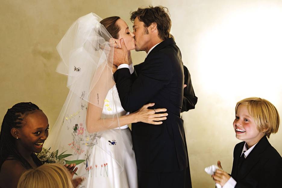 Take a Trip Down Memory Lane with the Iconic Angelina Jolie Wedding